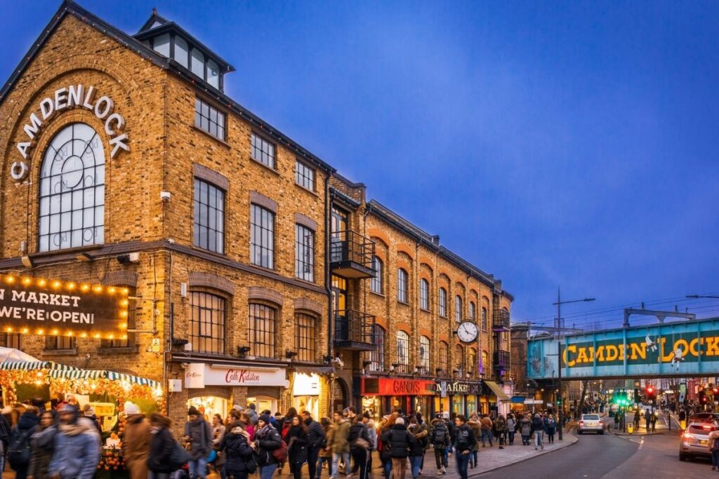 CAMDEN TOWN AREA IN LONDON