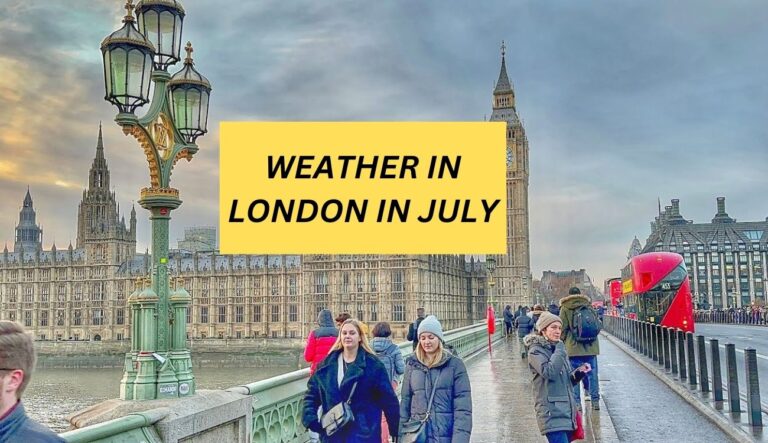 HOW IS THE WEATHER IN LONDON IN JULY