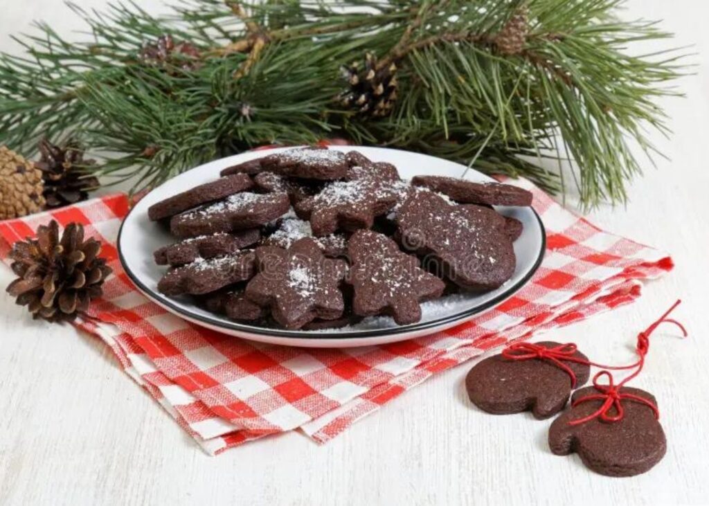 CHOCOLATE AND CHRISTMAS COOKIES 