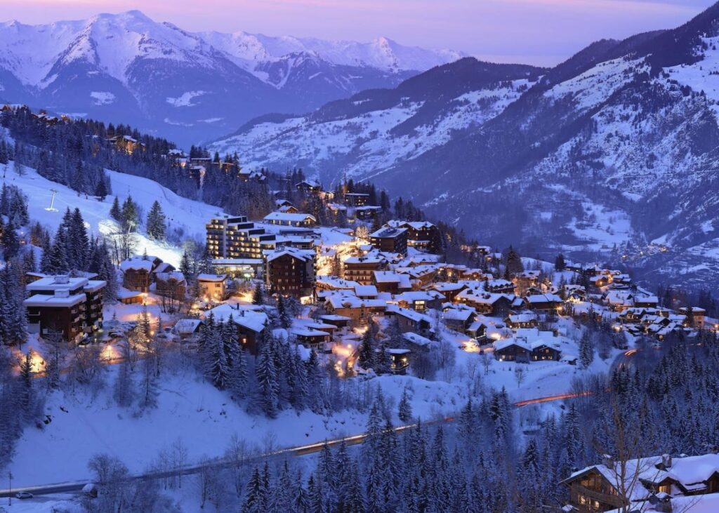 COURCHEVEL SNOW IN FRANCE