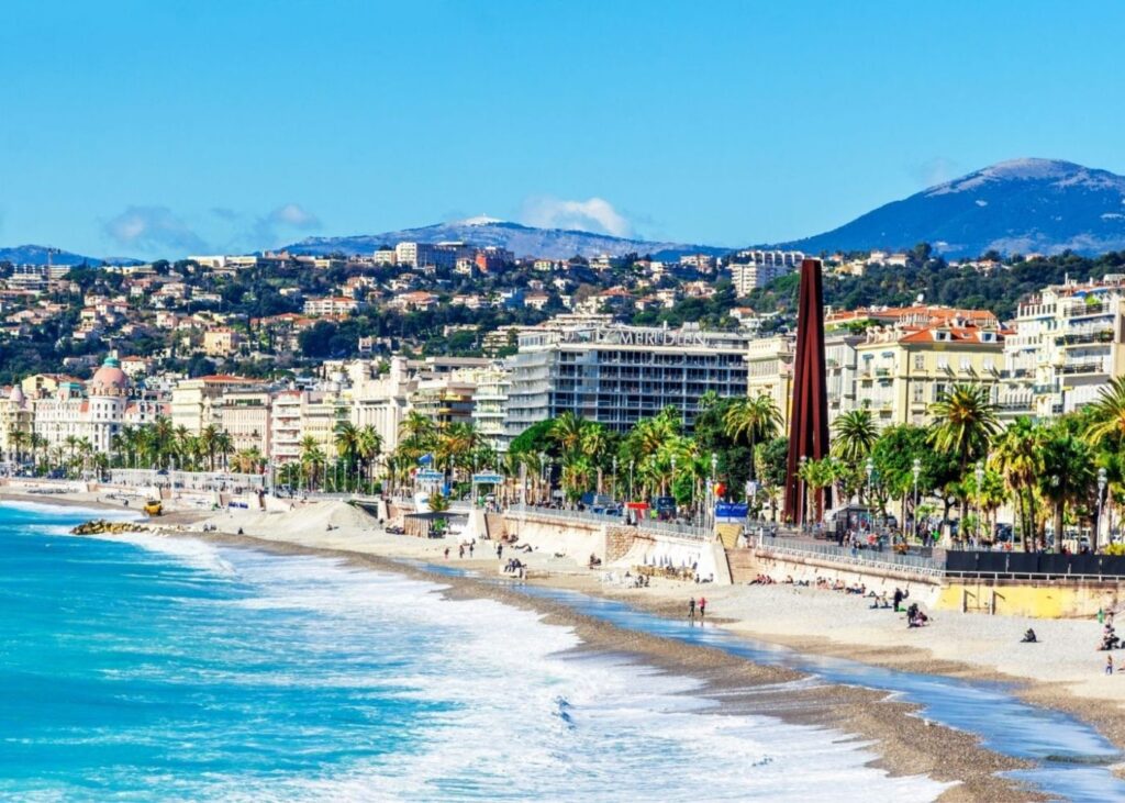 Snowfall in Southern France and the French Riviera