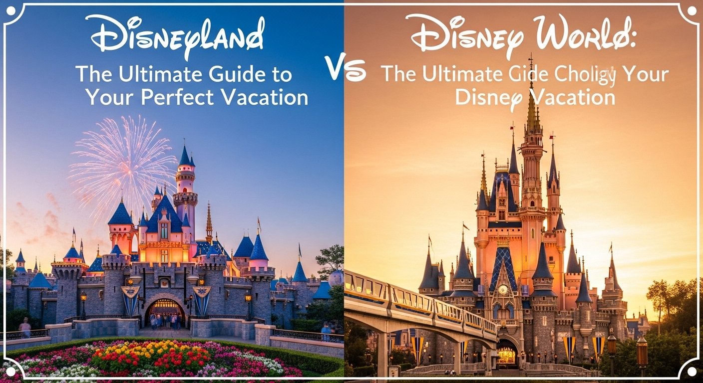  Disneyland vs Disney World: The Ultimate Guide to Choosing Your Perfect Disney Vacation